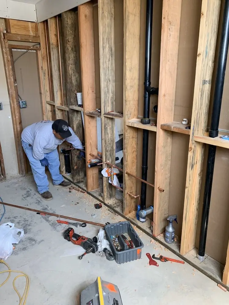 Commercial rough-in plumbing for Water Heater Replacement in Belen